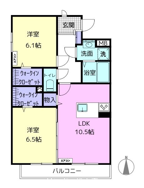 アライブⅣ 間取り