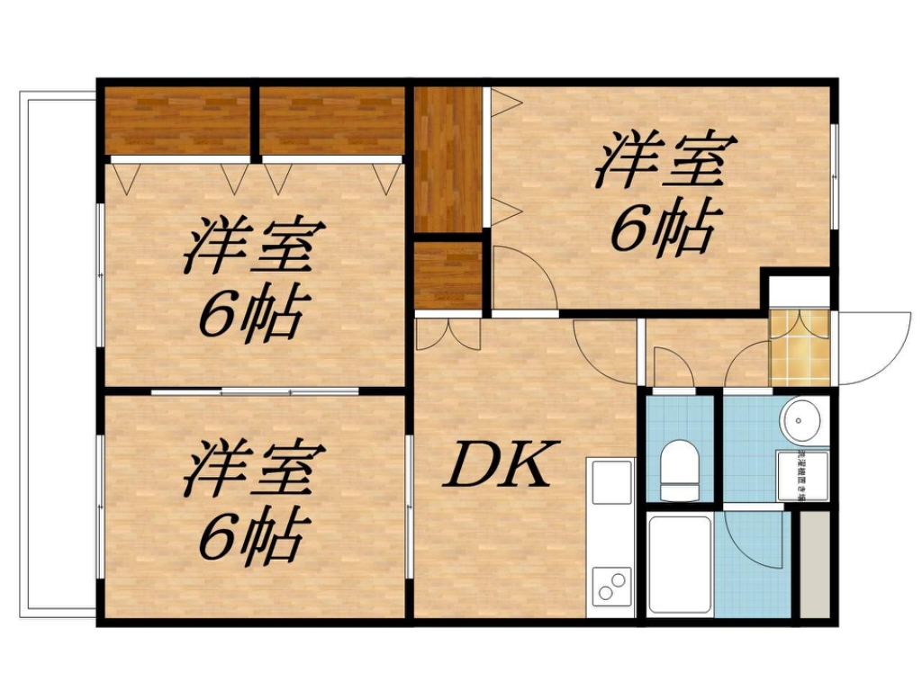マンションブルーベリーズ 間取り