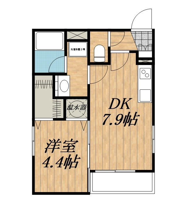 サンフィールド北条間取図